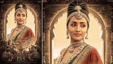 Ponniyin Selvan–1: Trisha Krishnan Is The Courageous Princess Kundavai In Mani Ratnam’s Movie (View Pic)